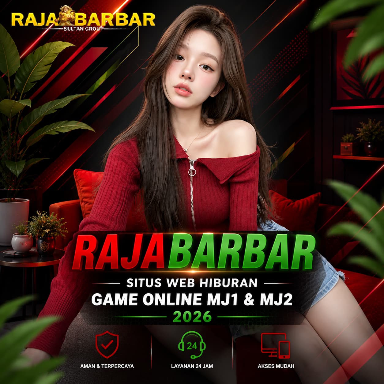 Rajabarbar Front Black 